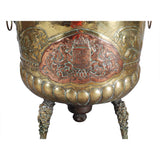 A Very Large Brass and Copper Jardiniere