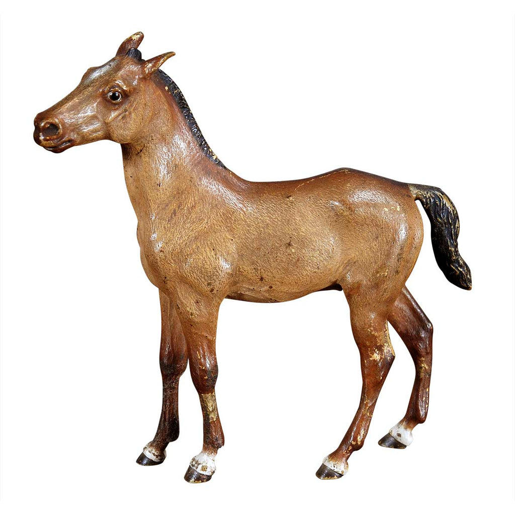 Cold Painted Bronze Horse
