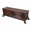 Walnut Cassone with Carved Armorial