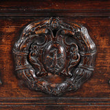 Walnut Cassone with Carved Armorial