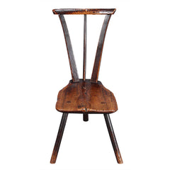 Primitive Three-Legged Chair 18th Century | Antique – Jayne