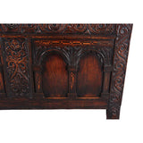 A Charles II Period Coffer with Twin Arch Panels