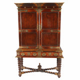 Colonial Cabinet on Stand in Padouk