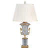 20th century antique Crystal Ormalu Lamp. view 1