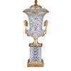 20th century antique Crystal Ormalu Lamp. view 2