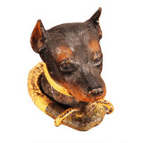 Bronze Dog Inkwell