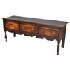 Rustic Oak Dresser on Turned Legs