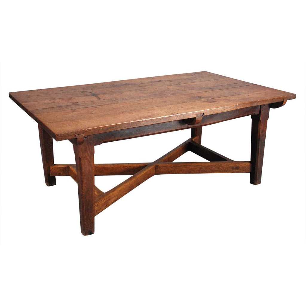 An Arts and Crafts Period Oak Farm Table