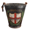 Leather Fire Bucket with St. George's Cross