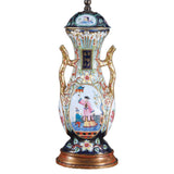 French handled vase with oriental figure Circa 1840. view 2