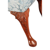 Mahogany Gainsboro Chair on Four Carved Cabriole Legs