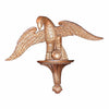 A 19th century carved wood gilded bracket depicting an eagle. view 1