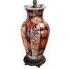 Ribbed Imari Vase Wired as a Lamp