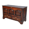 18th Century Oak Mule Chest with Starburst Inlay