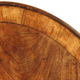 An English oval breakfast table with wide strip of cross-banding and incredible color and patina. view 4