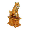 A PAIR OF LARGE ITALIAN FOO DOGS