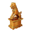 A PAIR OF LARGE ITALIAN FOO DOGS