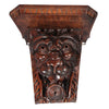 Pair Oak Lion Brackets