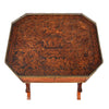 A Regency Period Penwork and Rosewood Table