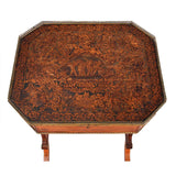 A Regency Period Penwork and Rosewood Table