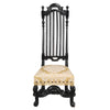 Pair of Ebonized Hall Chairs