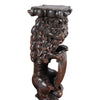 Pair of Carved Upright Lions