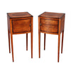 Pair of Satinwood Bedside Cupboards