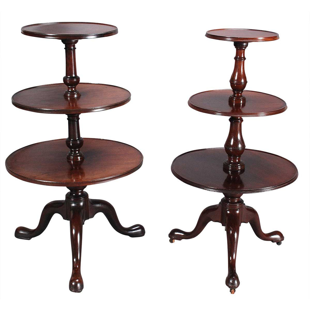 Two Mahogany Dumbwaiters