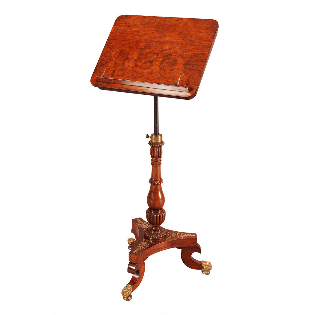 Rosewood and Brass Music Stand