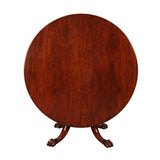 A 19th century Irish round mahogany breakfast table. view 2