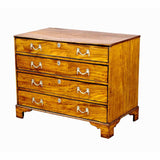 An antique Anglo-Indian chest of drawers in satinwood. view 2