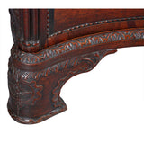 Large Serpentine Chest of Five Drawers