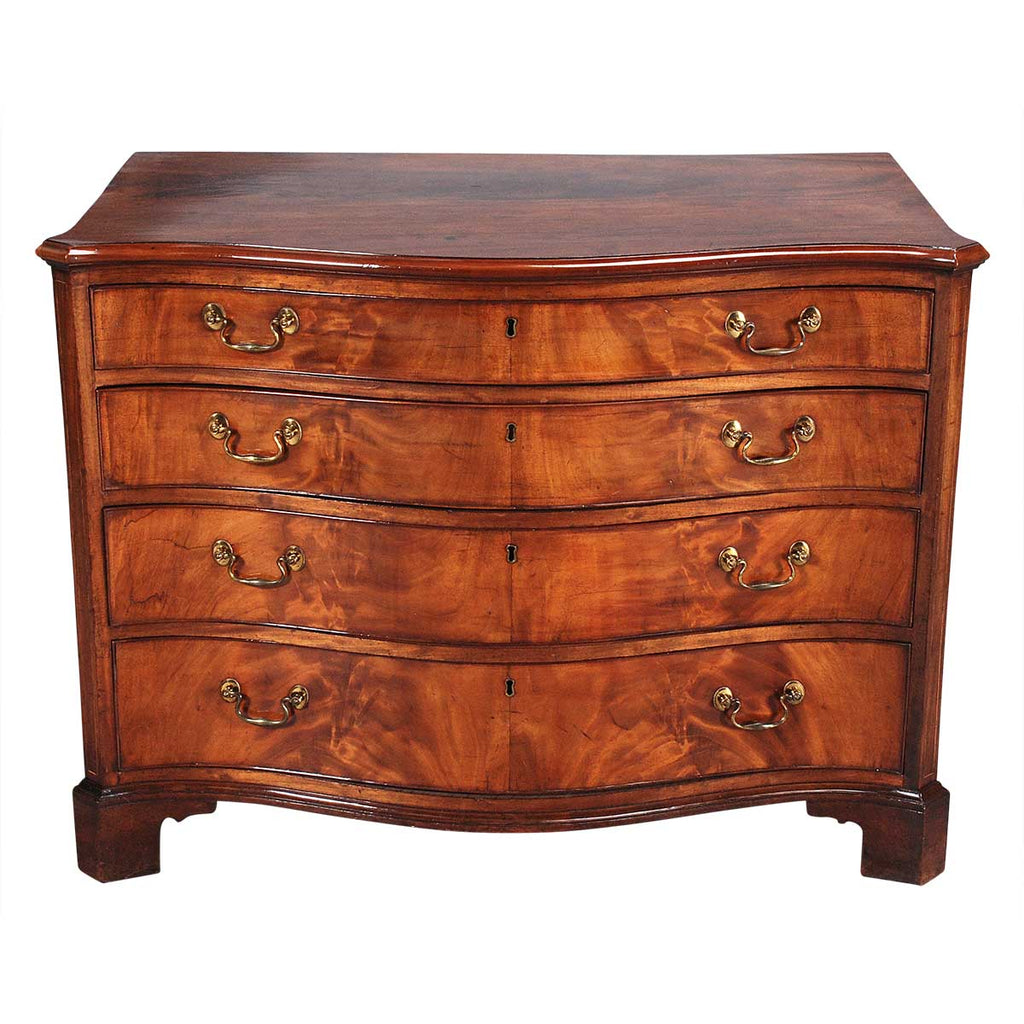 Chippendale Period Serpentine Chest of Drawers