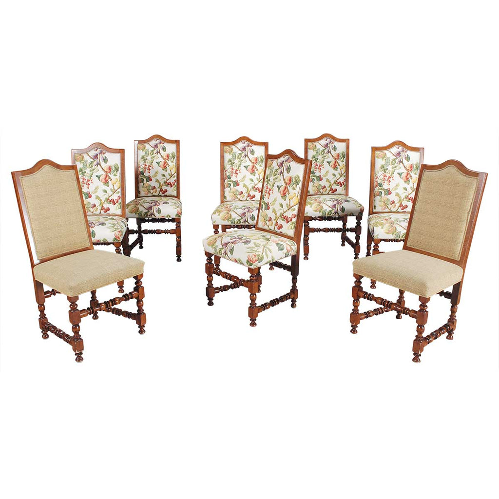 Set of Eight Continental Style Chairs