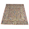 A 19th Century antique English quilt composed of octagonal, square, and diamond-shaped silk patches. View 1
