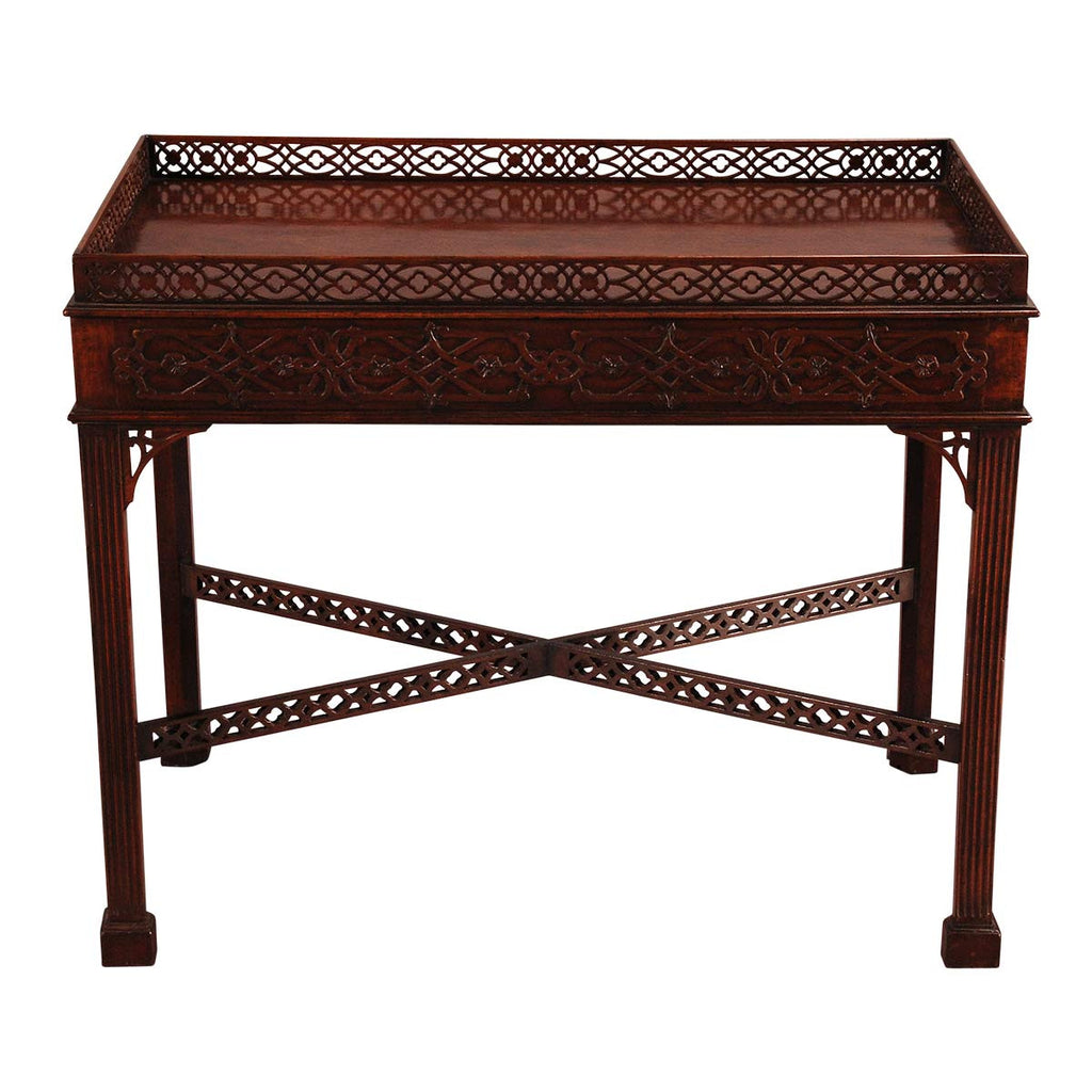 English Mahogany Silver Table