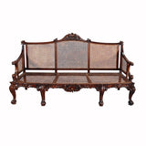 Sofa with Caned Back and Seat