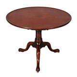 Large Dish-Top Tripod Table-37" diameter