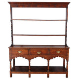 English Oak Dresser and Rack