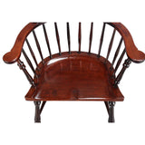 Low-Back Mahogany Windsor Chair