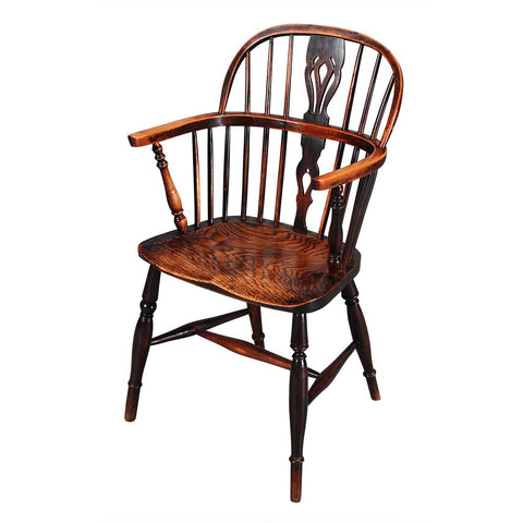 Windsor Armchair with Highly Figured Elm Seat