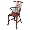 Unusually Tall Comb-Back Windsor Chair in Mahogany