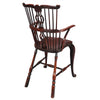 Unusually Tall Comb-Back Windsor Chair in Mahogany