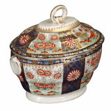 A 1790 Worcester partial tea service in the Rich Brocade pattern. View 1