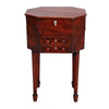 Octagonal Mahogany Work Table